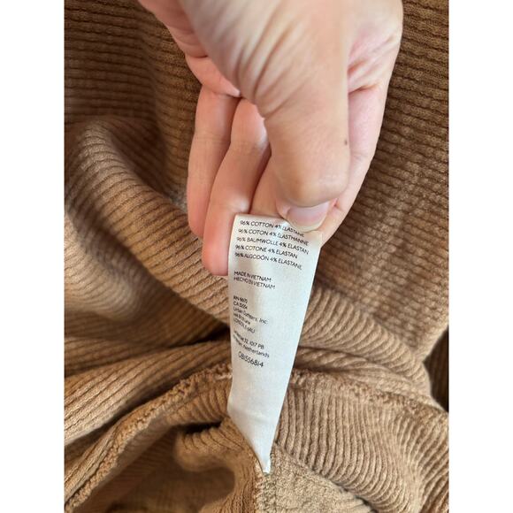 Free People We The Free Casey Ribbed Mock-Neck Tunic Dress in Tiger Eye Size M - Picture 5 of 6